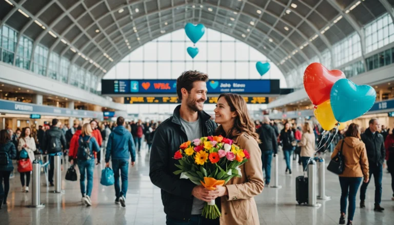 comment accueillir son amoureux à l'aéroport