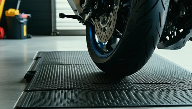 tapis antidérapant moto