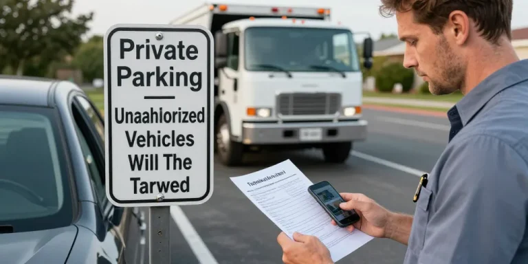 comment faire enlever une voiture sur un parking privé