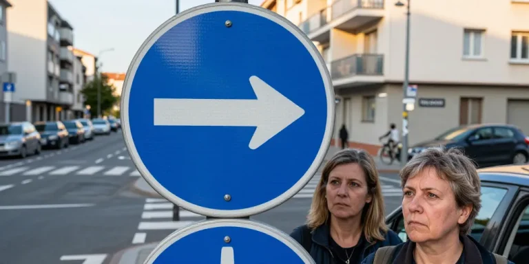 panneau cercle bleu signification