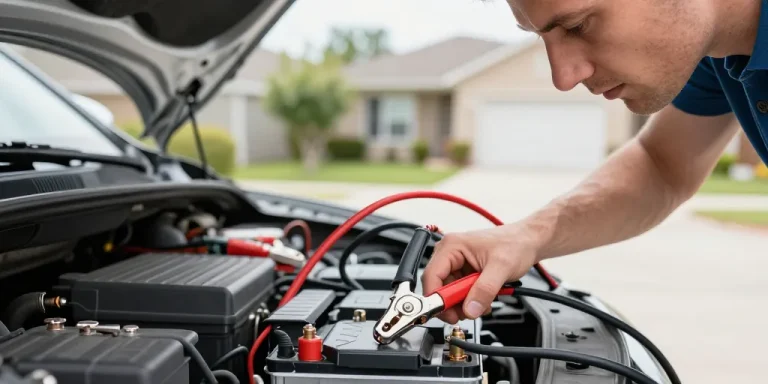 comment brancher cables batterie