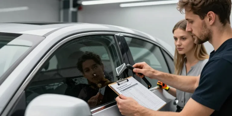 combien coute pour faire teinter vitre voiture